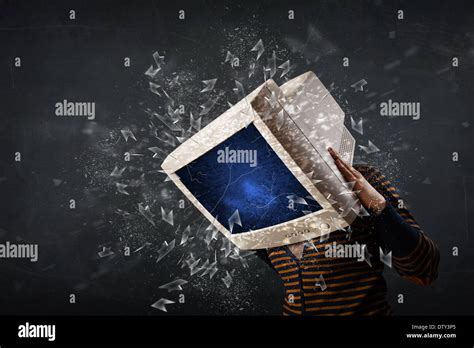 Grren Screen Computer Exploding 的图像结果
