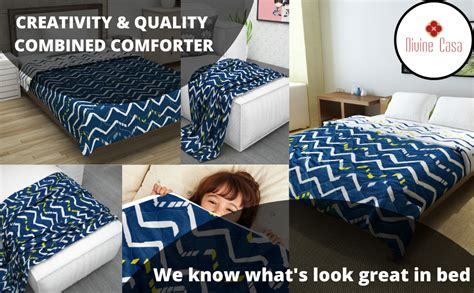 Divine Casa Microfibre Mild Winter 120 GSM Printed Reversible Single ...
