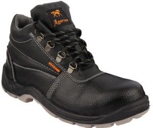 Agarson Steel Toe Synthetic Leather Safety Shoe Price in India - Buy ...