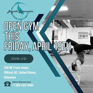 Open Gym- Friday , 239 NE Front street , Milford, DE, United States ...