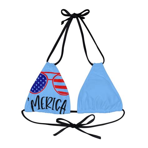 4th of July Bikini Top 'merica Matching Set Fourth of July Swimwear - Etsy