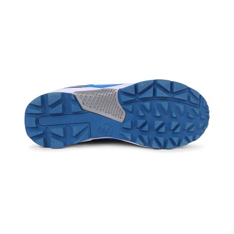SG CLUB 6.0 Cricket Shoe: Classic White with Royal Blue and Lime Accen ...