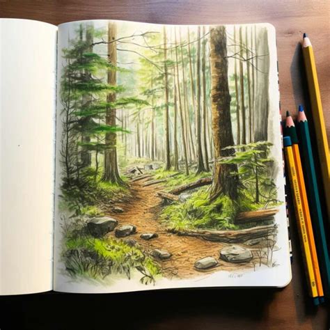 25 Landscape Drawing Ideas: Inspiration for Your Next Masterpiece ...