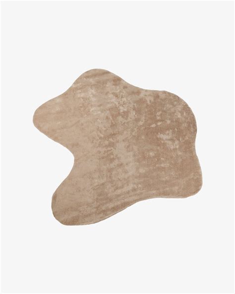 Abstract Silk Rug / Clay