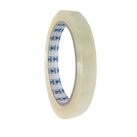 Clear Packing Tape, 1" x 72yds, 12 Rolls Per Bag