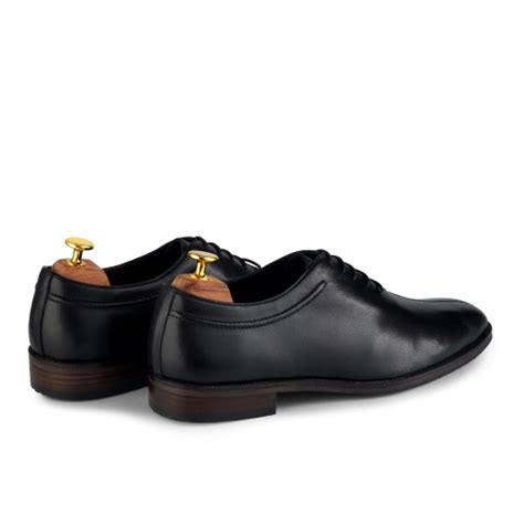 Men's Black Leather Oxford Shoe Echelon » Cordwainers - Cordwainers