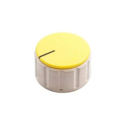 HT3000 37mm Top Clamp Potentiometer Knob White-Yellow Motorobit ...