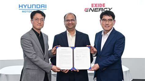 Hyundai & Exide Come Together For EV Battery Localisation In India ...