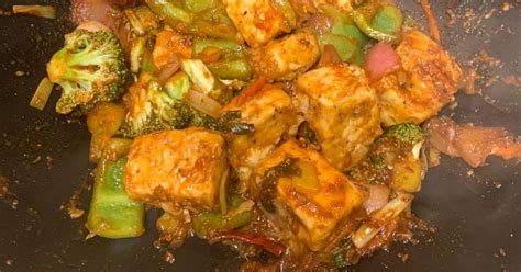 Chilli Tofu recipe Recipe by T Vibha - Cookpad