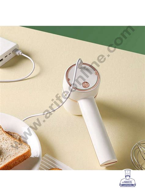 CAKE DECOR™ Easy Cordless Portable Electric Whisker Mini Cream Whisker ...