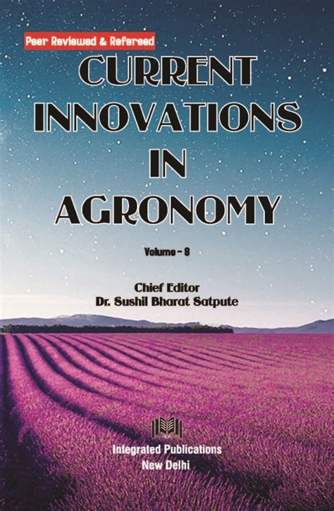 Current Innovations in Agronomy (Volume - 8)