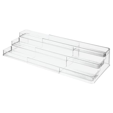 mDesign Large Adjustable, Expandable Plastic Vitamin Rack Storage ...