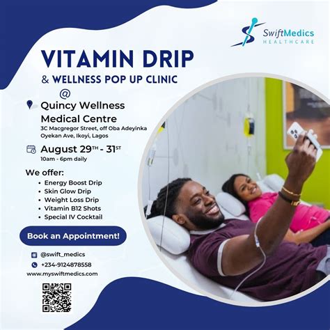 Vitamin Drip and Wellness Pop-Up, Ikoyi/Obalende LCDA, Lagos, 29 August ...