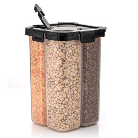 4 Section Container Jar kitchen accessories items, kitchen organizer ...