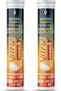 VITFIZ CHARGE Vitamin C 1000mg Effervescent Tablets Price in India ...