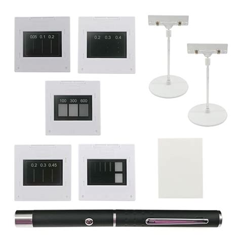 Single Slit Double Slits Interference Diffraction Grating Sheet Optical ...