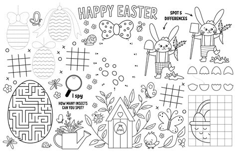 Spring Break Coloring Page