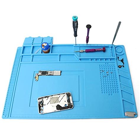Magnetic Heat Insulation Silicone Pad Desk Mat Maintenance Platform ...