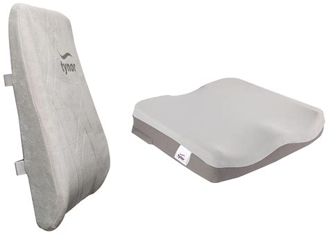 Buy TYNOR Back Rest Full, Grey, Universal Size, 1 Unit Coccyx Cushion ...