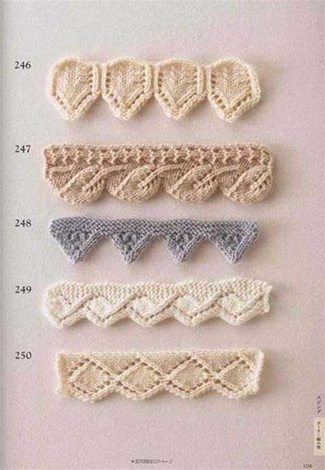 Image result for Knitted Edge Patterns