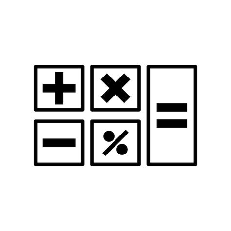 Calculando conexões Um projeto vetorial de um modelo de ícone de ...