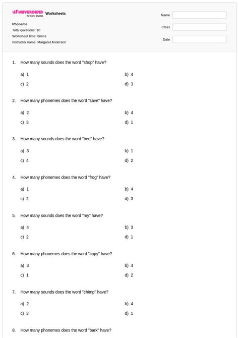 50+ Phoneme Segmentation worksheets for Class 2 on Wayground | Free ...