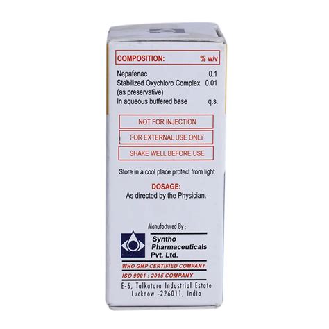 Buy Nsaid N Eye Drop 5 ml online | Uses, Side Effects, Price and ...