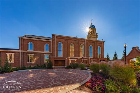 Sunburst over University of Dayton’s Chapel of the Immaculate ...