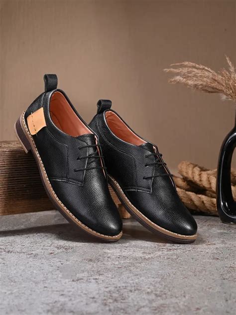 KASTAVA KASTAVA Preium Classic Elegance Formal Derby For Men (Black ...