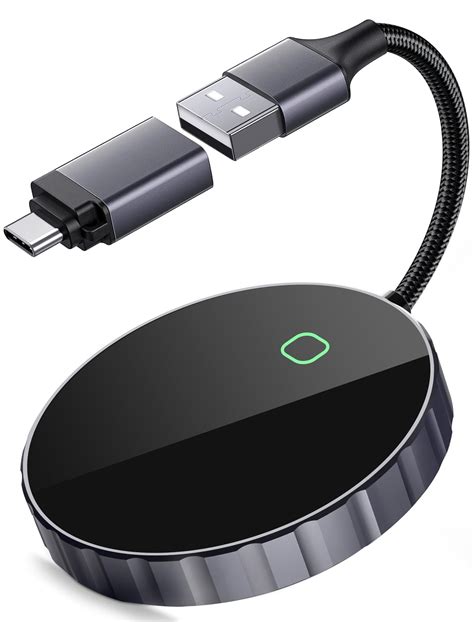 Wireless Apple Carplay And Android Adapter Wireless Carplay With Led ...
