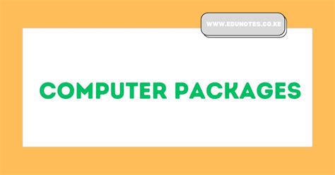 Image result for How Many Computer Packages Are There