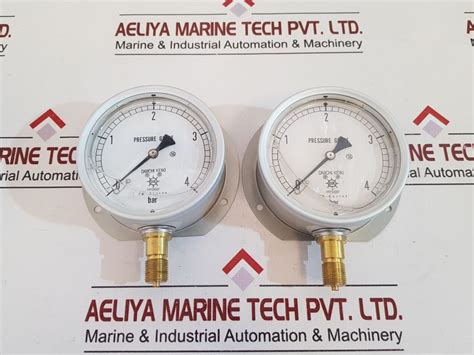 Daiichi Keiki 0-4 Bar Pressure Gauge – Aeliya Marine Tech