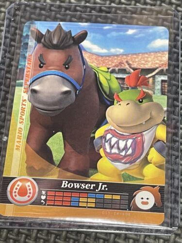 Nintendo Bowser Jr. Amiibo Card for Mario Sports Superstars India | Ubuy