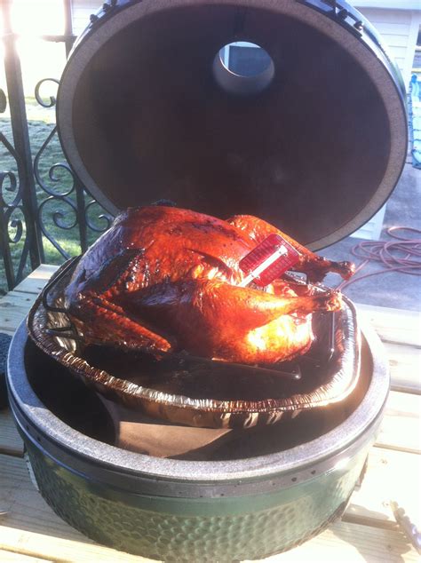 Perfectly Roasted Thanksgiving Turkey on The Big Green Egg