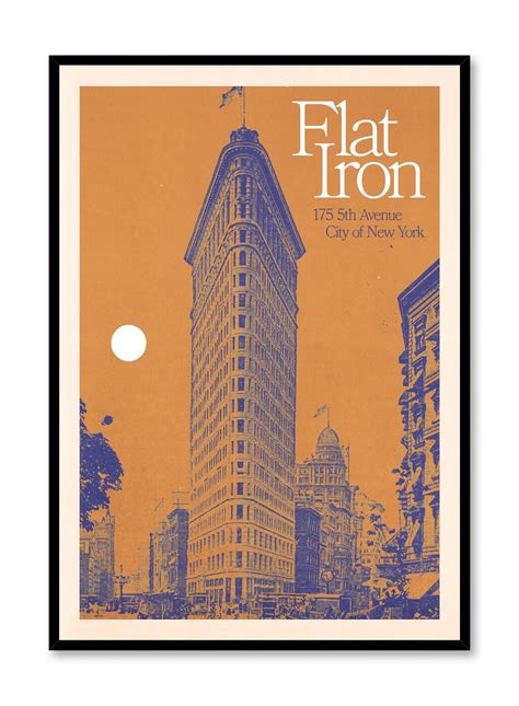 Salutations du Flat Iron à New York | Découvrez les affiches d'Oppos ...