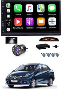 RKPSP 7 INCH Full Double Din Car Screen Stereo Media Player Audio Video ...