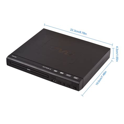 DVD Player, Digital DVD Disc Player with Remote Control, AV Output for ...
