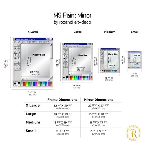 MS Paint Mirror With Custom Title, Retro Wood Windows Paint Frame, Free Shipping | eBay