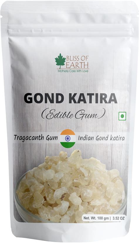 Buy BLISS OF EARTHGond Katira Pure Gum, Gond Katira for s , Natural ...