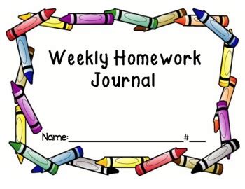 Image result for Homework Journal