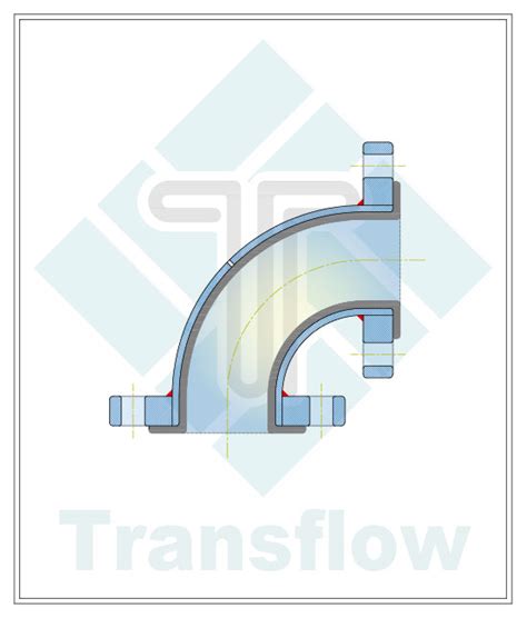 PTFE, PFA & HDPE Lined Elbow 45°/90° – Transflow Process Systems