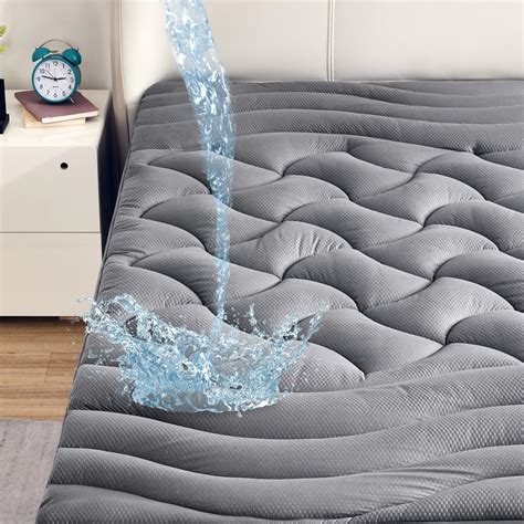 Amazon.com: SLEEP ZONE Extra Thick Cooling Mattress Pad California King ...