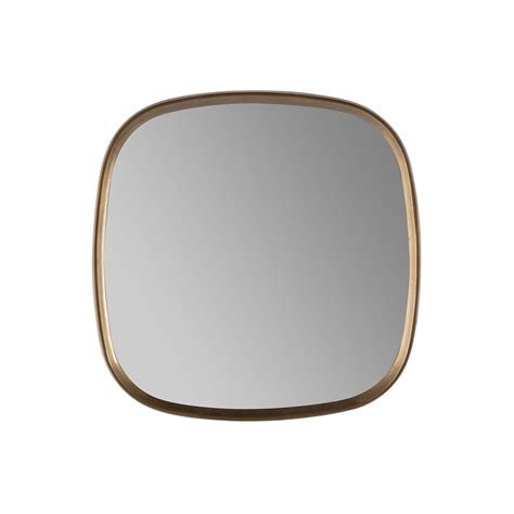 Miroir Mural Thai Natura Doré Aluminium Verre 70 X 70 X 5 Cm à Prix ...