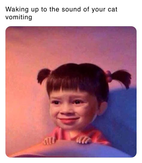 Waking up to the sound of your cat vomiting | @Yikes_x27 | Memes