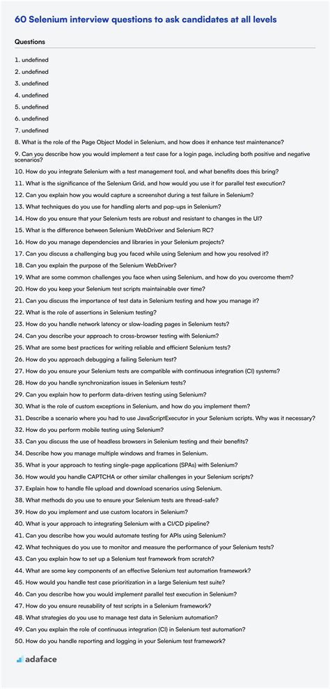 Selenium Questions 的图像结果