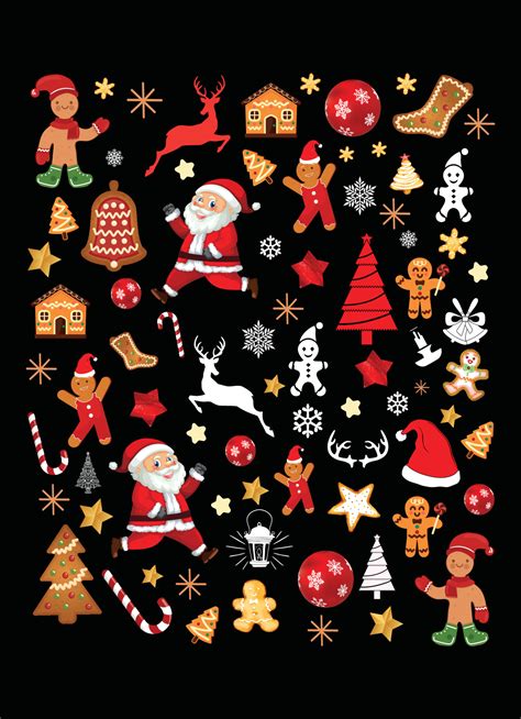Christmas Vector Design. 11344672 Vector Art at Vecteezy