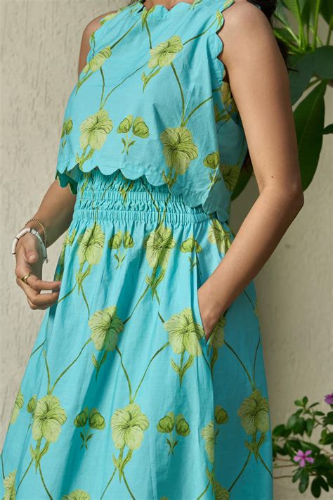 Seafern Scallop Skirt Set – Irui