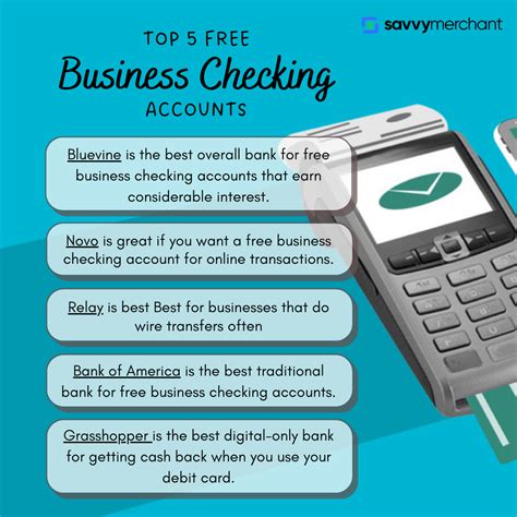 TOP 5 Free Business Checking Accounts for Startups