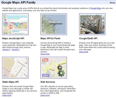 Image result for Google API Maps Web Page