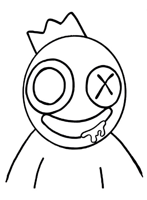 Rainbow Friends coloring pages - ColoringLib